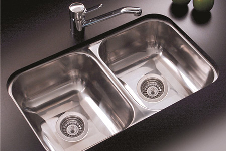 Pileta de cocina doble Johnson C28